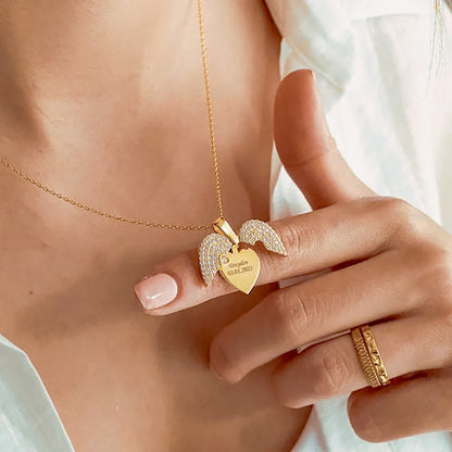 Eternal Love Hidden Name Heart Necklace